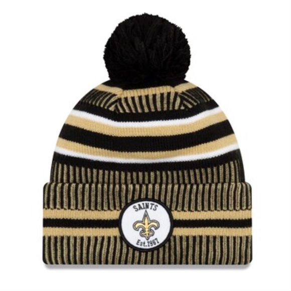 saints pom pom hat